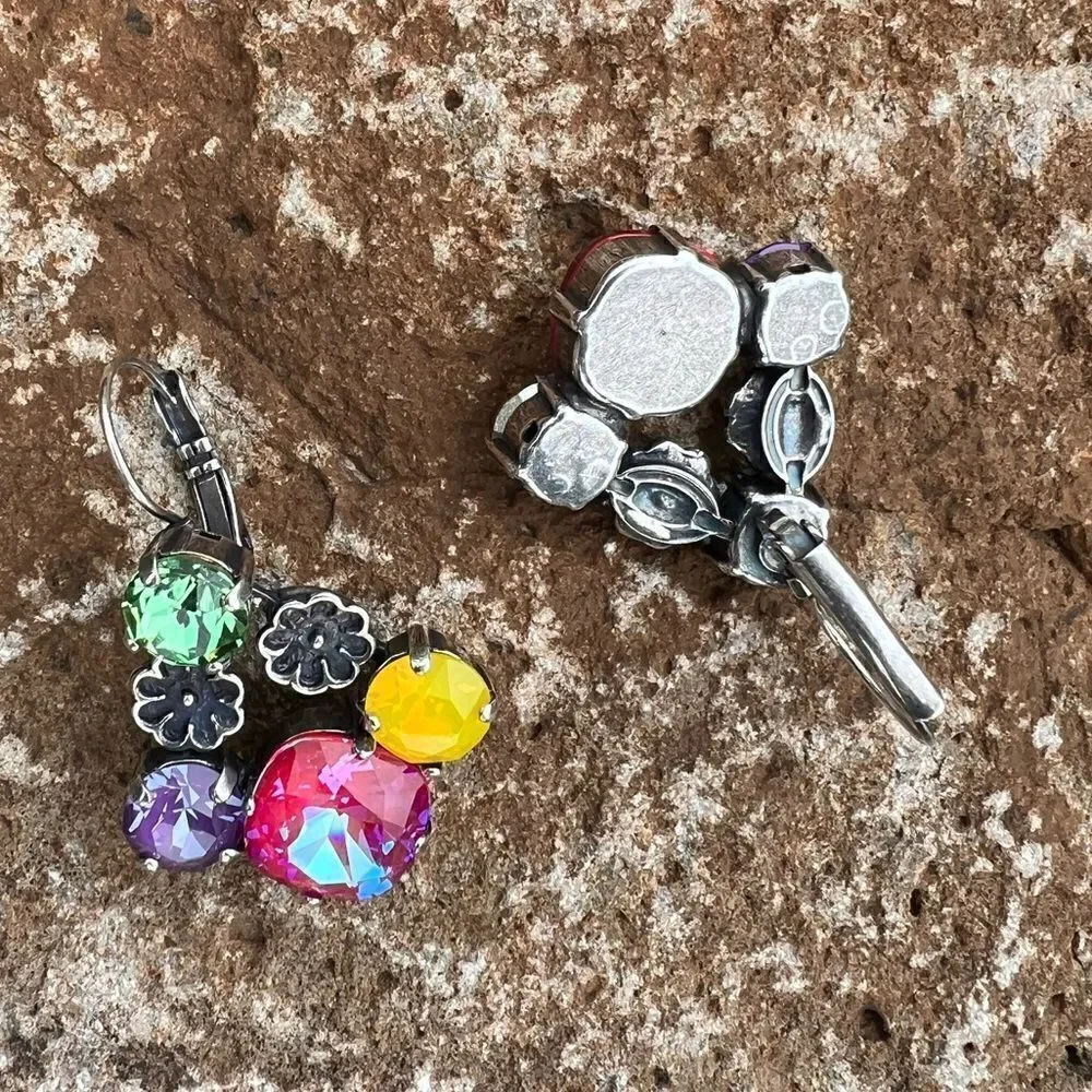 Handcrafted Earrings with Swarovski Crystal